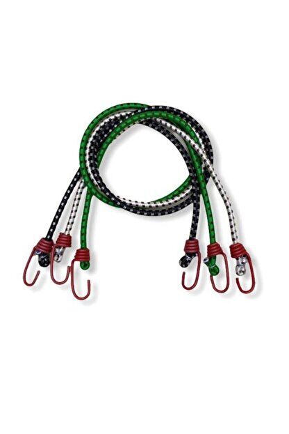 Bagaj Lastiği Çok Amaçlı Kalın 8mm 100 Cm Esnek 3 Lü Set