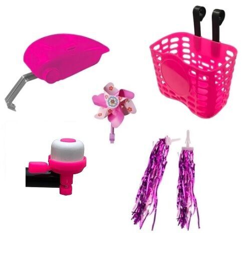 Bisiklet Dekoratif Aksesuar Set Prenses 2022 5 Li Set