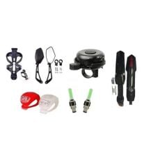 Bisiklet Aksesuar Seti 6 Lı Set Ekonomik Model