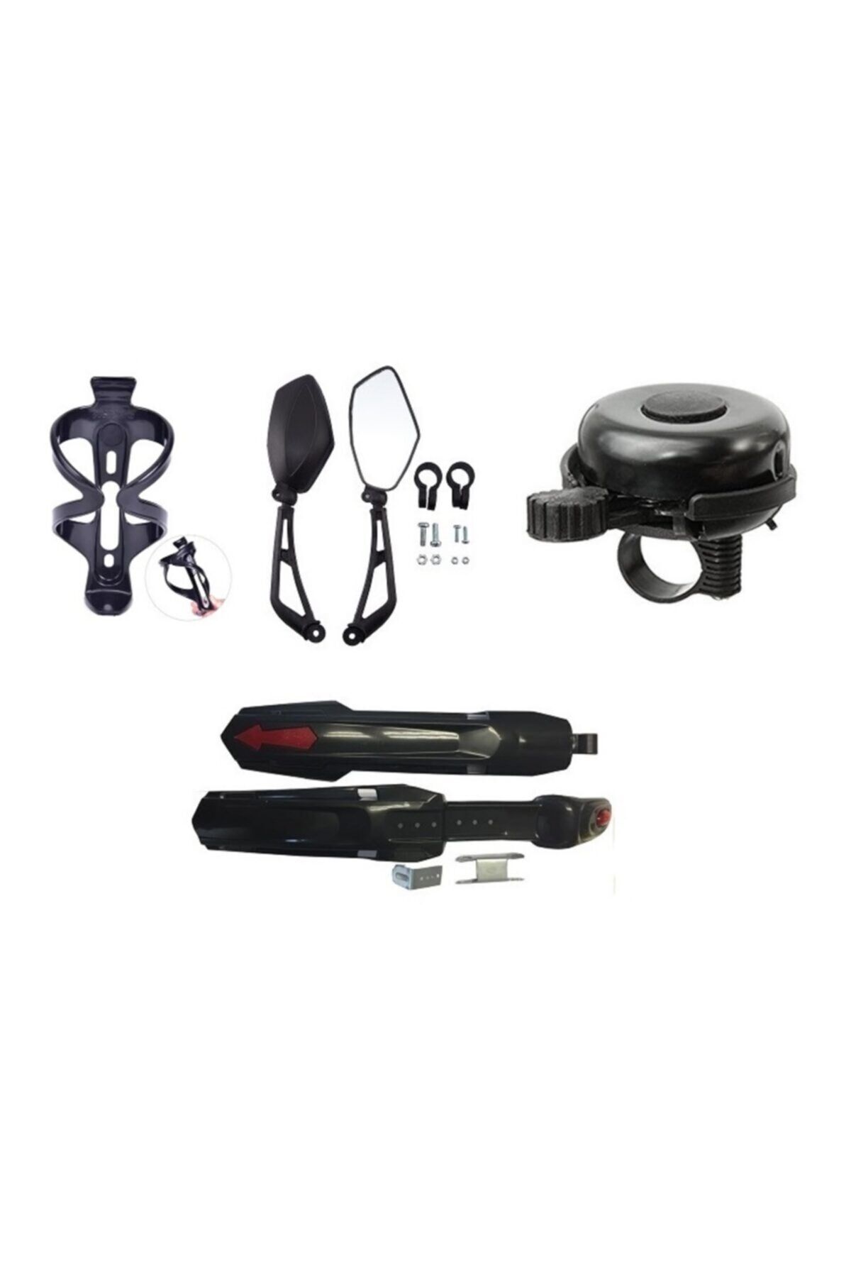 Bisiklet  Aksesuar Seti 4 Lü Kombin