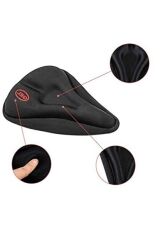 Siyah Bisiklet Jel Sele Kılıfı