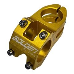 Bisiklet Alüminyum Direksiyon golden Kısa 40mm Gidon Boğaz Set 78 cm Yedek Parçası sarı Renk
