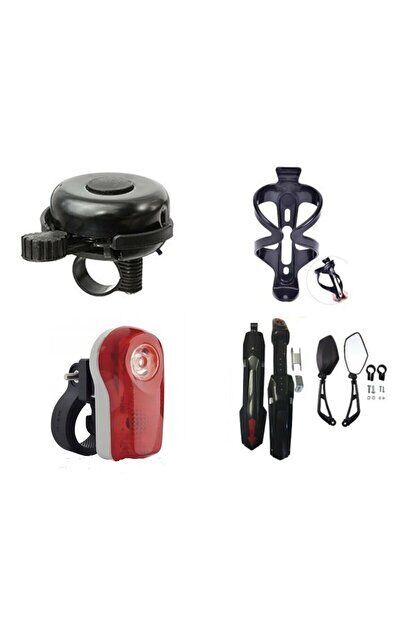 Bisiklet 5 Li Aksesuar Seti ( Zi,çamurluk,ayna,flaşör,matara Kafes)