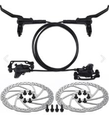 Bisiklet Hidrolik Disk Fren Seti Alüminyum Ön Arka (HİDROLİK DİSK FREN SETİ) Disk Fren Takım