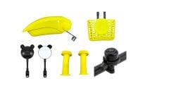 BİSİKLET AKSESUAR SETİ SARI 5 PARÇA SARI SET