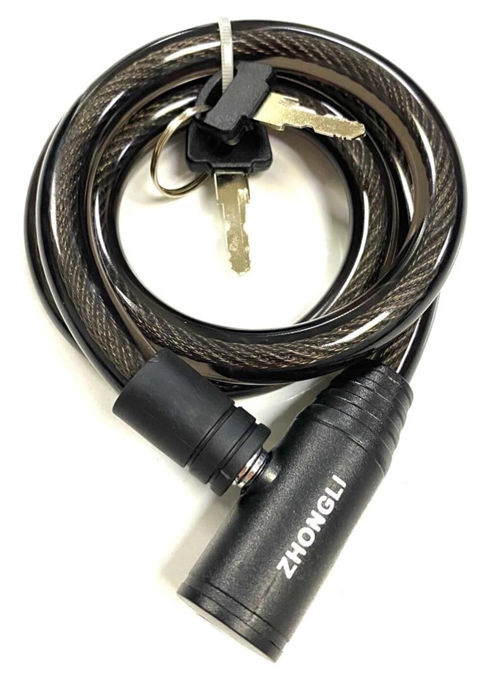 Zhonglı 12*80 Anahtarlı Bisiklet Kilidi