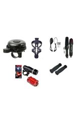 Bisiklet Aydınlatma Aksesuar Seti Jumbo Paket -7 Parça