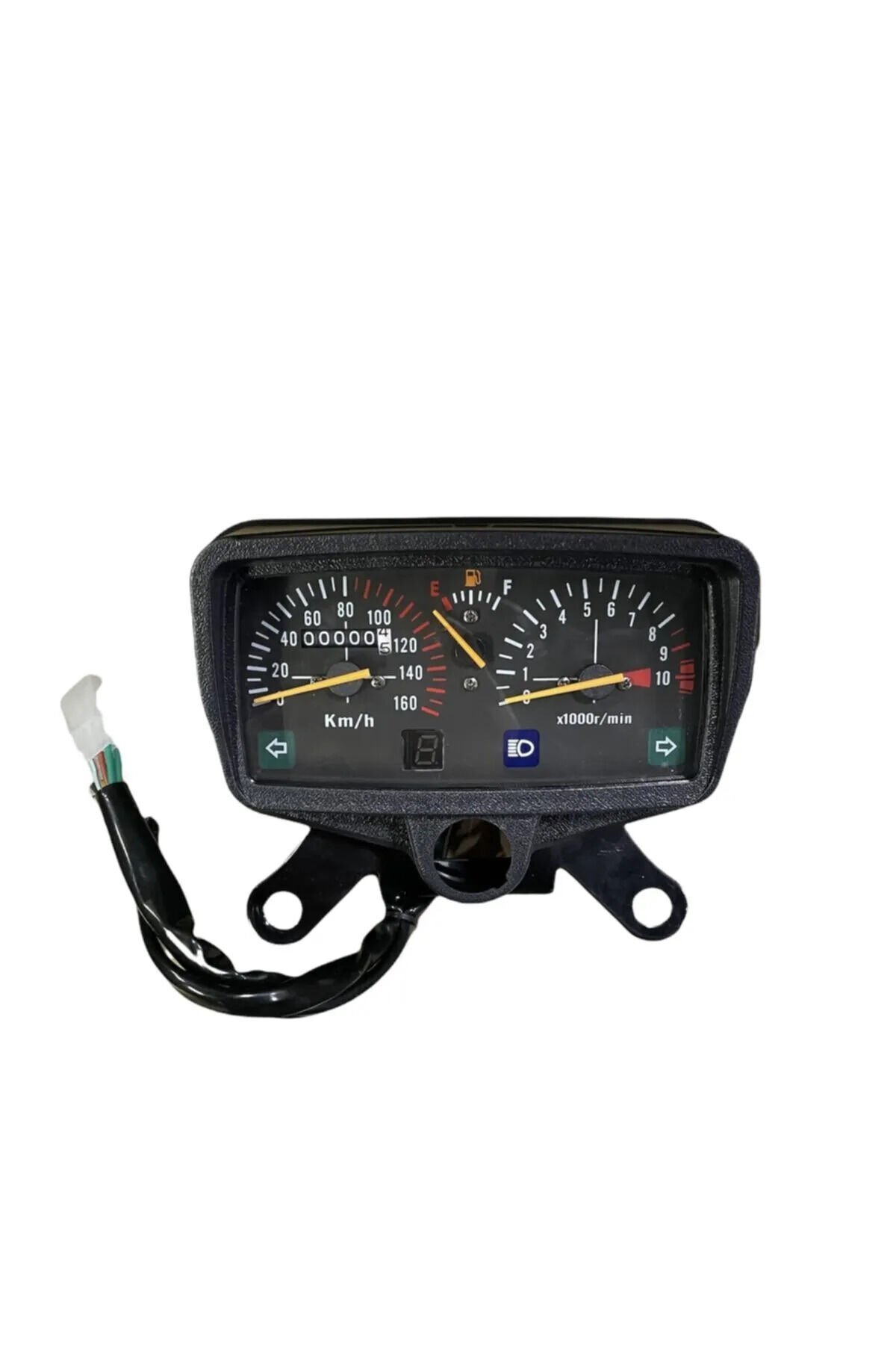 CG [Dijital Devir Saati Telli] [160 KM] Benzin ve Vites Göstergeli Kilometre Saati