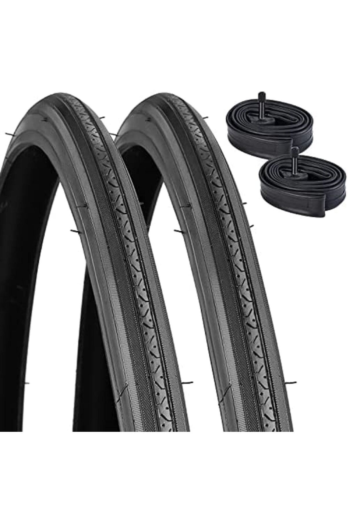 Bisiklet 27 X 1 1/4 / 32-630 Yarış Bisikleti Iç Dış Lastik Seti Ön Arka Iç Dış 2 Adet