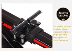 Bisiklet Çocuk Taşıyıcı Ön Taşıyıcı Kadro Bağlantılı Çelik - Süngerli kurulu