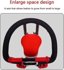 Bisiklet Çocuk Taşıyıcı Ön Taşıyıcı Kadro Bağlantılı Çelik - Süngerli kurulu