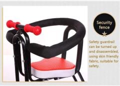 Bisiklet Çocuk Taşıyıcı Ön Taşıyıcı Kadro Bağlantılı Çelik - Süngerli kurulu