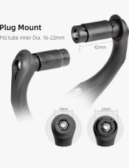 YUVARLAK Geniş Açı Bisiklet -Scooter Gidon Aynası - Dikiz Aynası Bisiklet Aksesuarı Bisiklet Ayna(adet fiyatı)