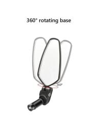 BİSİKLET SCOOTER E-BIKE GENİŞ AÇILI AYNA GİDON SONU FONKSİYONEL (adet fiyatı)