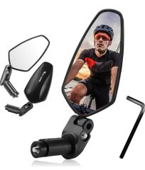 BİSİKLET SCOOTER E-BIKE GENİŞ AÇILI AYNA GİDON SONU FONKSİYONEL (adet fiyatı)