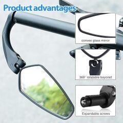 BİSİKLET AYNA E-BIKE AYNA 360°döner başlı çok fonksiyonlu(adet fiyatı)