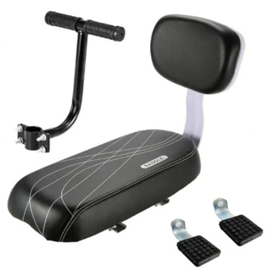 Bisiklet Arka Çocuk Koltuğu Sırt Dayamalı (Basamaklı - Gidonlu) Bagaj Koltuğu (BAGAJ DAHİL DEĞİL)