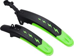 BİSİKLET ÇAMURLUK YEŞİL  ÖN ARKA PRATİK MONTAJ 24-26-27,5-29 UYUMLU