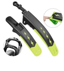 BİSİKLET ÇAMURLUK SARI  ÖN ARKA PRATİK MONTAJ  24-26-27,5-29 UYUMLU