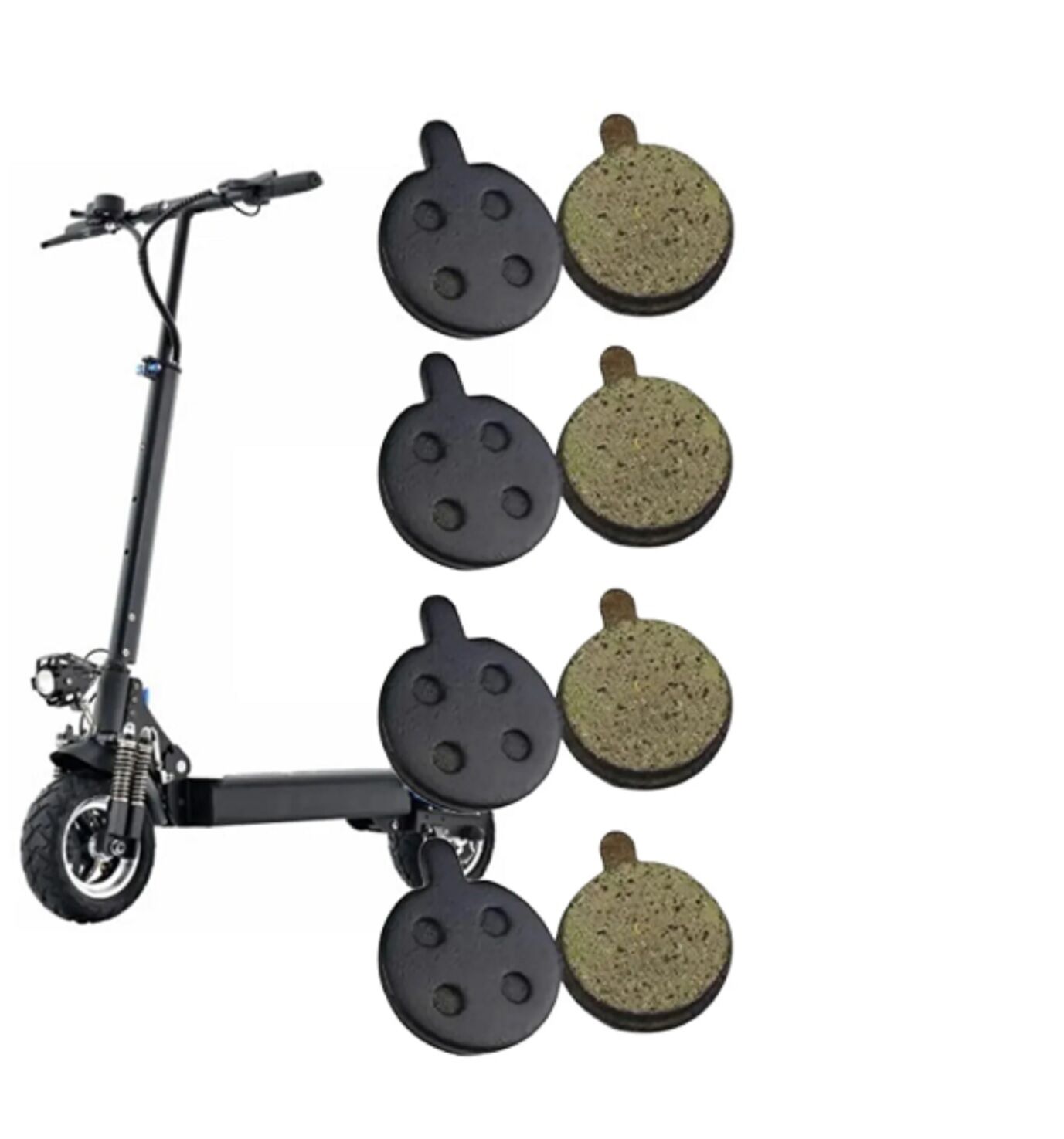 Onvo Elektrikli Scooter 012 X PLUS Uyumlu Scooter Fren Balatası (4 Çift)