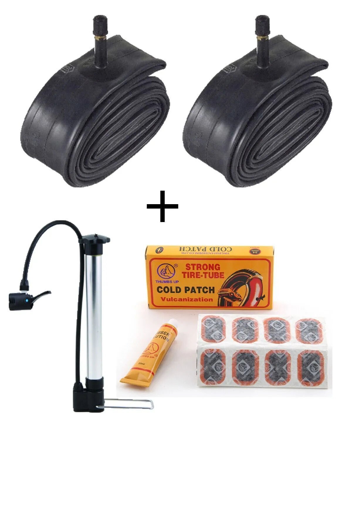 26x1.50-2.125 Iç Lastik + Pompa + Yama Seti