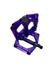 BİSİKLET PLATFORM PEDAL ÇİVİLİ TRANSPARAN MOR  ŞEFFAF