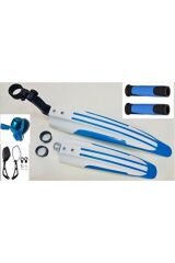 Bisiklet Çamurluk Ve Ayna Zil Seti 4 Parça