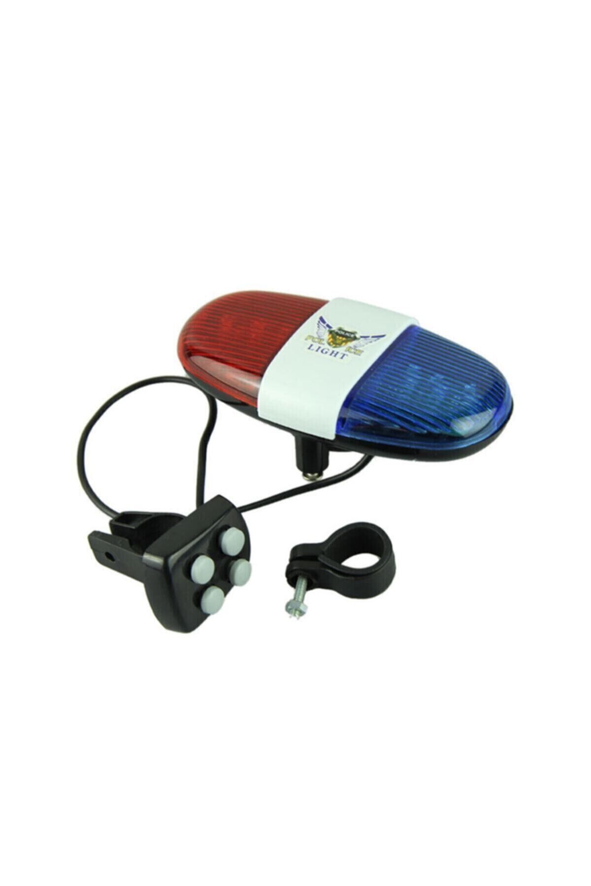 Polis Korna 6 Işık 4 Ses kırmızı mavi