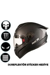 Rapid Kapalı Kask (Ece Belgeli) Mat Siyah