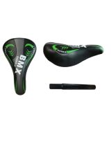 Bisiklet Çocuk Sele Bmx Yazılı 16-20 Jant Uyumlu Sele Borusu Ile Set Halinde Yeşil