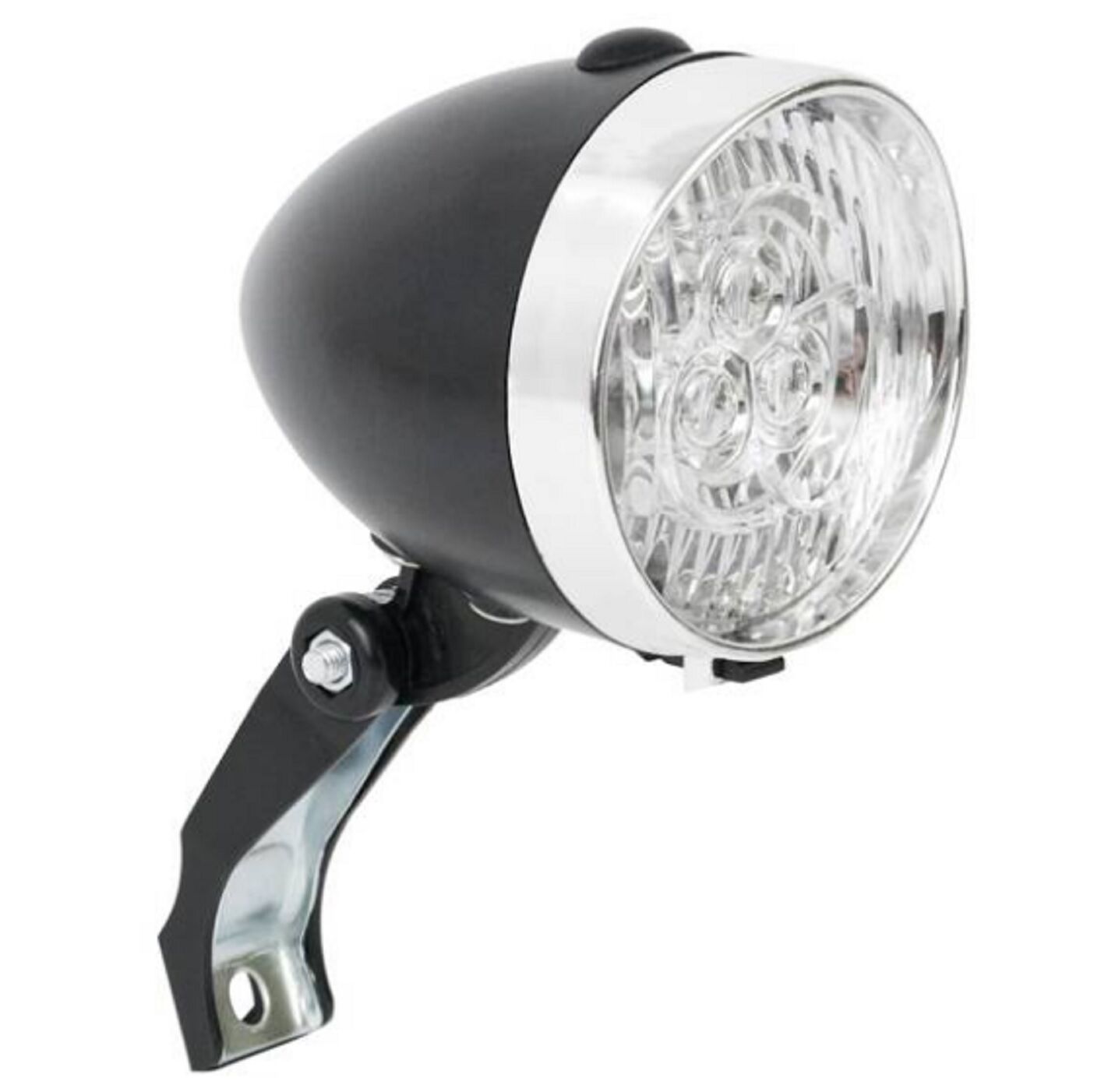 BİSİKLET ÖN FAR RETRO LEDLİ YUMURTA TİP MAŞA BAĞLANTILI