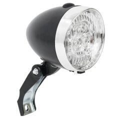 BİSİKLET ÖN FAR RETRO LEDLİ YUMURTA TİP MAŞA BAĞLANTILI