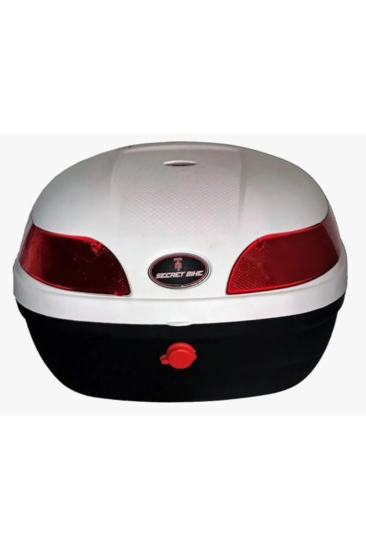 Motosiklet Arka Çanta 33 Litre Beyaz Sepet Port Bagaj Kilitli