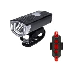 Usb Şarj Edilebilir Led Bisiklet Far Ön Işık Kuyruk Lambası