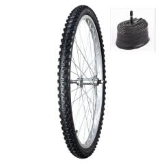 Siyah İç ve  Dış Lastik Seti 26x195