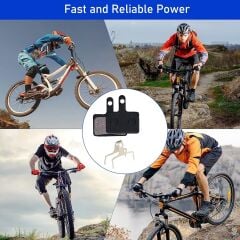 12 Set Bisiklet Hidrolik Mekanik Disk Kaliper Fren Balatası BP 10 KARE Model Bisiklet Balata