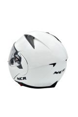 Çene Açılır Kask Vizörlü Ece Belgeli Beyaz