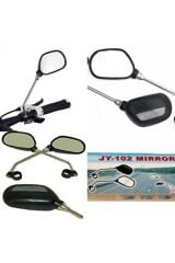 Bisiklet Ayna Kelepçeli Krom Ayaklı Reflektörlü Jy 102 Takım (sağ Sol)