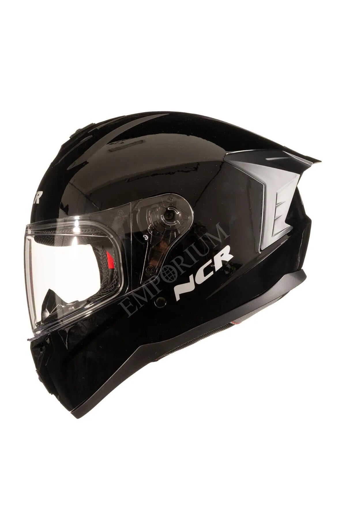 Rapid Kapalı Kask (Ece Belgeli) Parlak Siyah