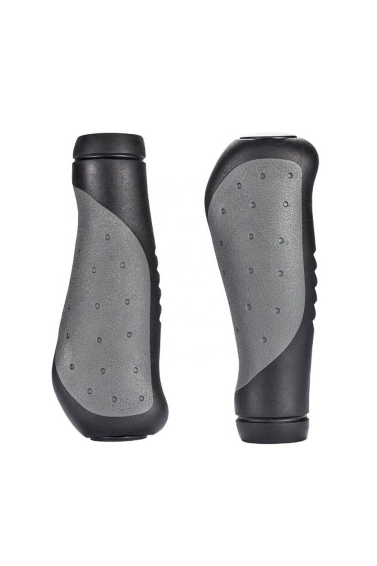 Bisiklet Elcik Yassı Model Gri Siyah Avuç Içi Destekli