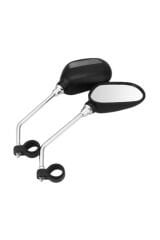 Bisiklet Ve Elektrikli Bisiklet Reflektörlü Ayna Kelepçeli Gidon Aynası 2 adet