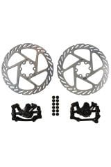 Mekanik Disk Fren Ön Arka Full Set Rotor Ve Kaliper