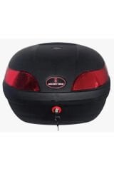 Secret Bike Motosiklet Arka Çanta 33 Litre Siyah Sepet Port Bagaj Kilitli Kurye Çantası