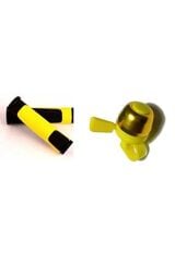 Bisiklet Renkli Elcik Soft Doku & Zil Seti Sarı