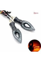 Motosiklet Ledli Üçgen Sinyal [sarı Işık] 2 Adet