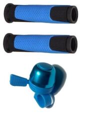 Bisiklet Renkli Elcik Soft Doku & Zil Seti Mavi