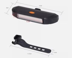 BİSİKLET ÖN FAR & POLİS ARKA FLAŞÖR SET HALİNDE