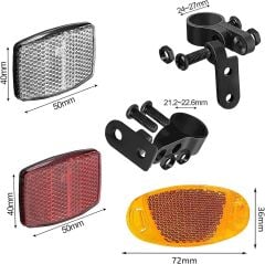 BİSİKLET AKSEUAR VE UYARI SETİ 5 PARÇA