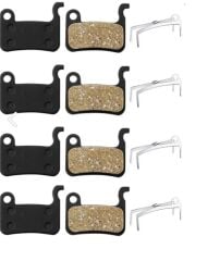 4 Set Bisiklet Hidrolik Mekanik Disk Kaliper Fren Balatası Bisiklet organıc kancalı model