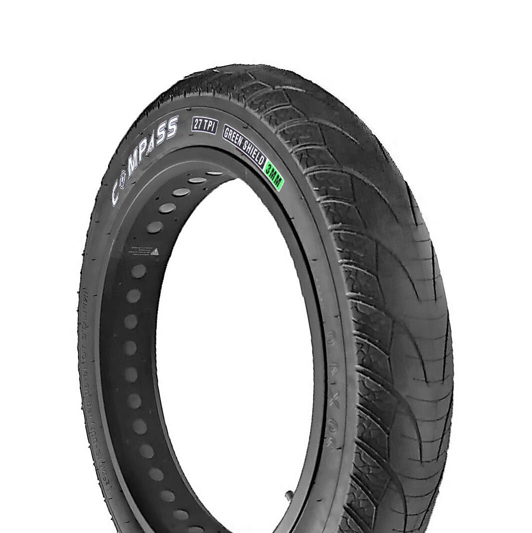 20x4.0 3mm Zırhlı Fat Bike Bisiklet Dış Lastik Siyah yol tipi